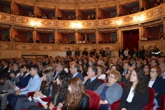 la platea nel teatro comunale di Todi
